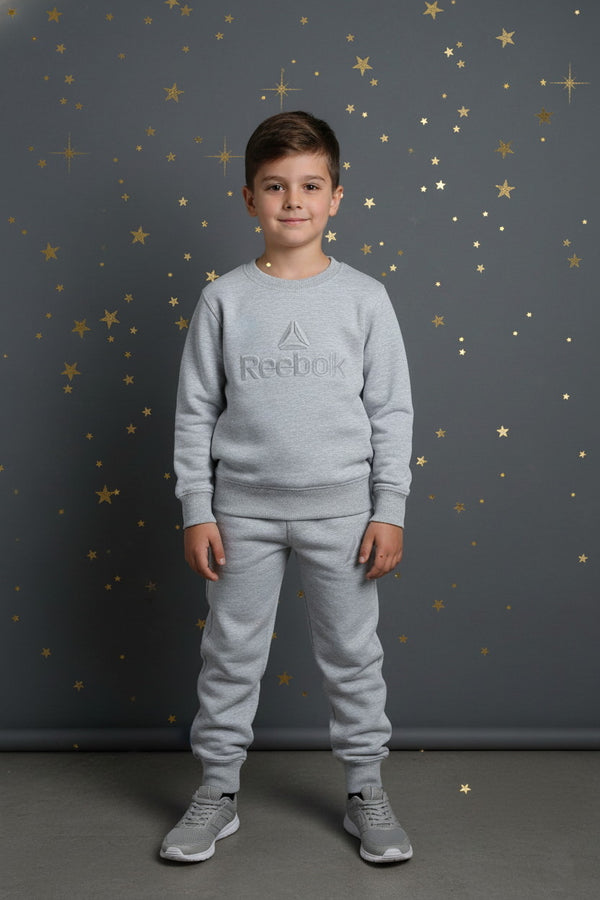 Boys Winter Fleece Tracksuit – Premium 2-Piece Sweatshirt & Trouser Set - Alvore.pk